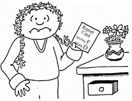 It is important that families learn to communicate with each other and to speak the truth in love. Tina hides her problem and, as a result, everyone misunderstands her needs. Learning to share you feelings honestly is important.