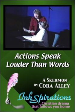 A cover image for an InkSpirations Christian drama script.