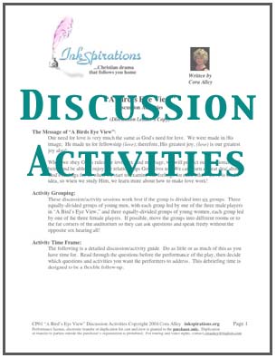 An image of the InkSpirations discussion activities.