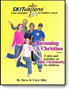 The cover of a SKITuations volume - Vol. 1 - Becoming A Christian