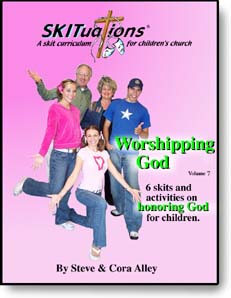 The cover of a SKITuations volume - Vol. 7 - Worshipping God